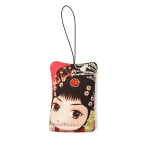 Chinese Style Red Portable Glasses Cloth Peking Opera Microfiber Cleaning Cloth Storable Screen Lens Wipes