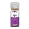 Pride of India Garlic Salt 2.3 oz (65 gm) w/ Convenient Grinder Cap Savory Pungent Tangy Taste | Himalayan Pink Salt Minced Garlic Mix | Vegan Gluten