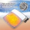 Winter Electric Foot Heating Pad USB Charging Soft Plush Washable Foot Warmer Heater Improve Sleeping Household Foot Warming Mat Electric Foot Warmer