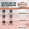 VEVOR Red Light Therapy Wand for Face and Neck, 3-in-1 LED Facial Wand Red Light Therapy Device with Heating Therapy| Vibrating Facial Massage