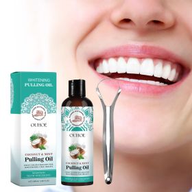 Coconut Oil Mouthwash Removes Odor, Removes Tooth Stains, Freshens Breath, Cares For Teeth, Oral Care Tooth Cleanser (Option: 3PCS)