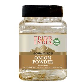 Pride of India ‚Äì Onion Fine Ground ‚Äì Gourmet Spice for Cooking ‚Äì Pantry Essential ‚Äì Adds Flavor to Sauces/Dips/Rubs/Marinades ‚Äì Easy to Use (size: 8 oz)